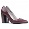 Elegante Damenschuhe 1261 Bordeaux-Perlmutt