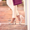 Damen Sandalen 1271 beige perlmutt
