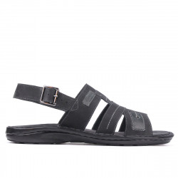 Herren Sandalen 314 Tuxon Schwarz