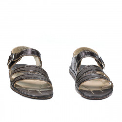 Herren-Sandalen 315 Croco Kaffee