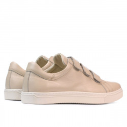 Herrensportschuhe 893sc beige Klettverschluss