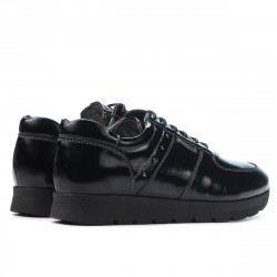 Damensportschuhe 6003 schwarzer Lack