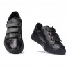 Herren Sportschuhe 893sc schwarz Klettverschluss
