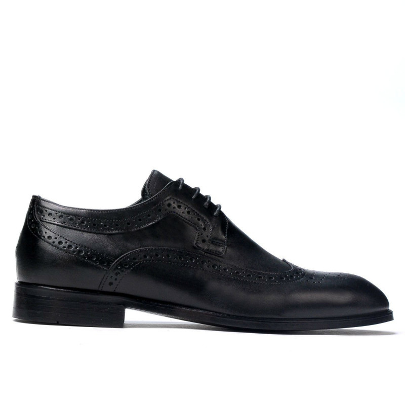 Elegante Herrenschuhe 892m schwarz (große Größen)