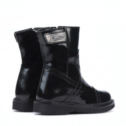 Kleine Kinderschuhe 101c schwarzer Lack
