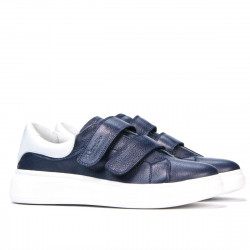 Damensportschuhe 6008sc Indigo+Weiß