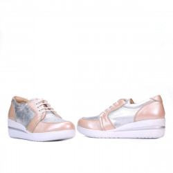 Damen Freizeitschuhe 6006 Puder kombiniert