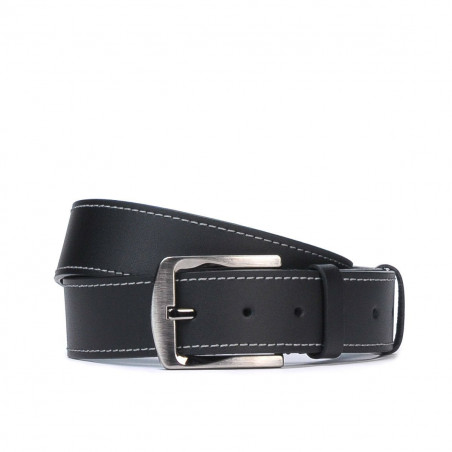 Herren-/Damen-Gürtel 01bc schwarz