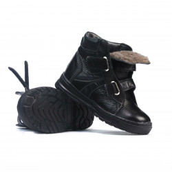 Kinderstiefel 3015 Schwarz kombiniert