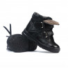 Kinderstiefel 3015 Schwarz kombiniert