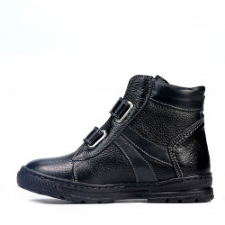 Kinderstiefel 3015 Schwarz kombiniert