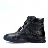 Kinderstiefel 3015 Schwarz kombiniert