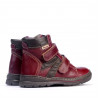 Kinderstiefel 3015 Bordeaux kombiniert