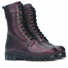Damenstiefeletten 3337 Bordeaux Perlmutt