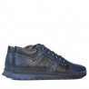 Casual Herrenschuhe 4110 Indigo+Schwarz