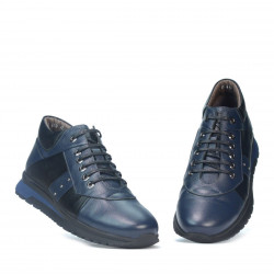 Casual Herrenschuhe 4110 Indigo+Schwarz