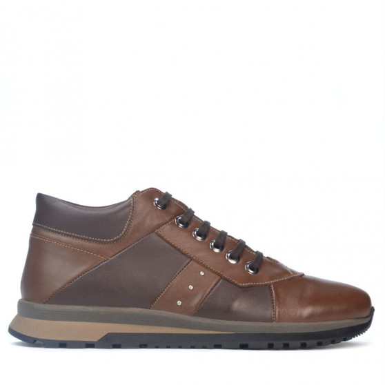 Casual-Schuhe Herren 4110 braun+kaffee