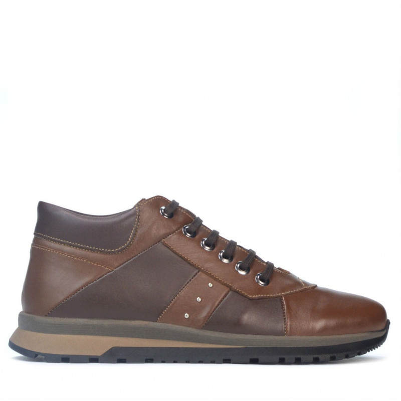 Casual-Schuhe Herren 4110 braun+kaffee