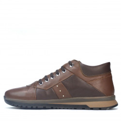 Casual-Schuhe Herren 4110 braun+kaffee