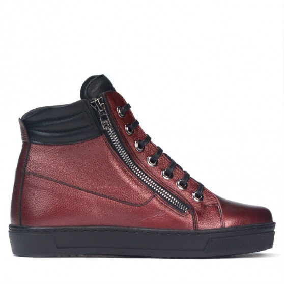 Stiefel 3339 Bordeaux Perlmutt Stiefel 3339 Bordeaux Perlmutt