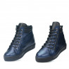 Stiefeletten 3339 indigo perlmuttfarben