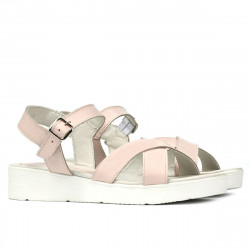 Damen Sandalen 5049-1 puderfarben