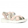 Damen Sandalen 5049-1 puderfarben
