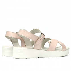 Damen Sandalen 5049-1 puderfarben