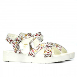 Damensandalen 5049-1 floral multicolor