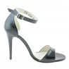 Damensandalen 1238 schwarzer Lack