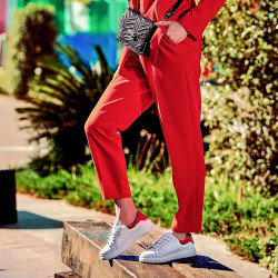 Damen-Sneaker 6008 in Weiß kombiniert