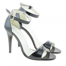 Damensandalen 1238 schwarzer Lack