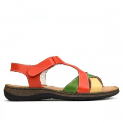 Damen Sandalen 5046 kombiniert orange