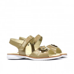 Kleinkinder Sandalen 55c Lack Beige