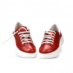 Damen-Sportschuhe 6008 Rot kombiniert