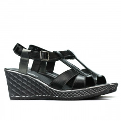 Damensandalen 5065 schwarz kombiniert