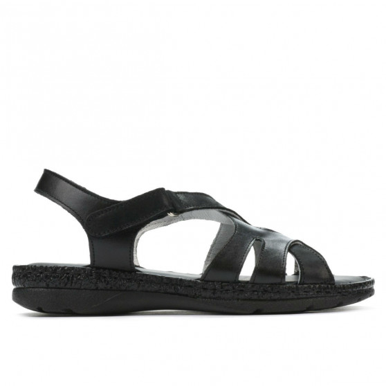 Damensandalen 5062 schwarz kombiniert Damensandalen 5062 schwarz kombiniert