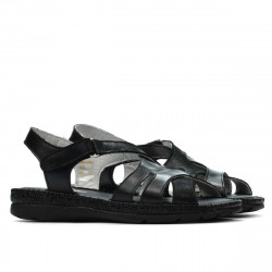 Damensandalen 5062 schwarz kombiniert