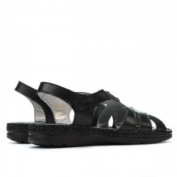 Damensandalen 5062 schwarz kombiniert