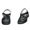 Damensandalen 5062 schwarz kombiniert