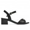 Damen-Sandalen 5066 Schwarz Perlmutt