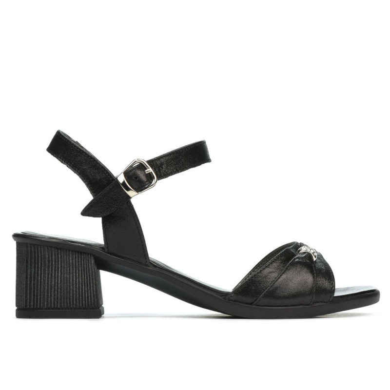 Damen-Sandalen 5066 Schwarz Perlmutt