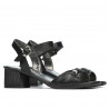 Damen-Sandalen 5066 Schwarz Perlmutt