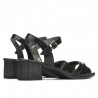 Damen-Sandalen 5066 Schwarz Perlmutt