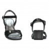 Damen-Sandalen 5066 Schwarz Perlmutt