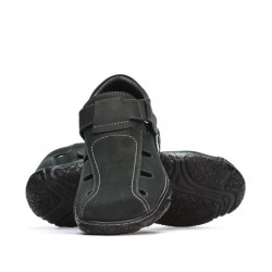Herrensandalen 899 Tuxon Schwarz