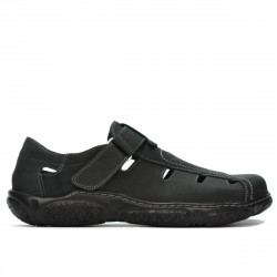 Herrensandalen 899 Tuxon Schwarz