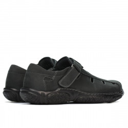 Herrensandalen 899 Tuxon Schwarz