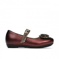 Kleinkinderschuhe 67c bordeaux perlmut kombiniert