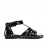 Kleinkindersandalen 66c Lackschwarz
